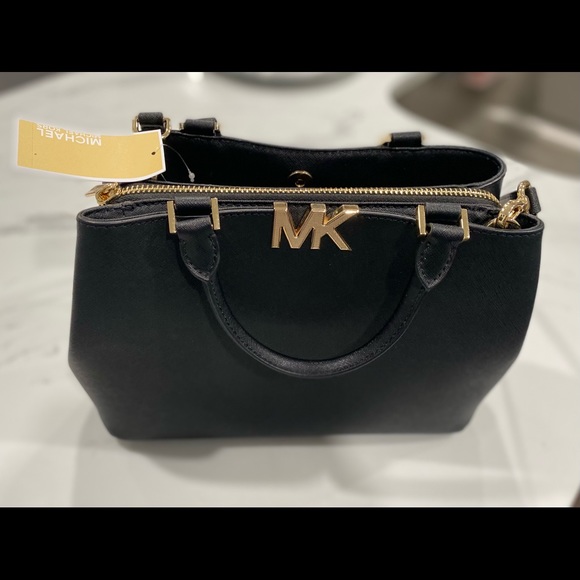 NWT MICHAEL KORS Florence Medium Leather Satchel - Picture 3 of 7